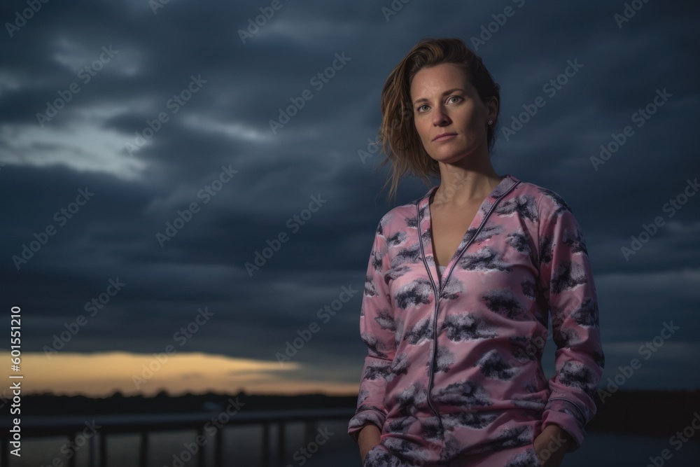 Portrait Of A Young Woman Wearing Sportswear Outdoors Portrait Of A Young Woman Wearing Sportswear Outdoors