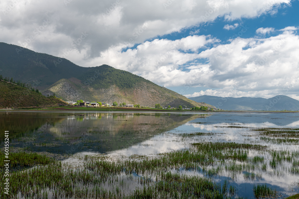 Napa Sea scenery of Shangri-La in Deqen Prefecture, Yunnan Province