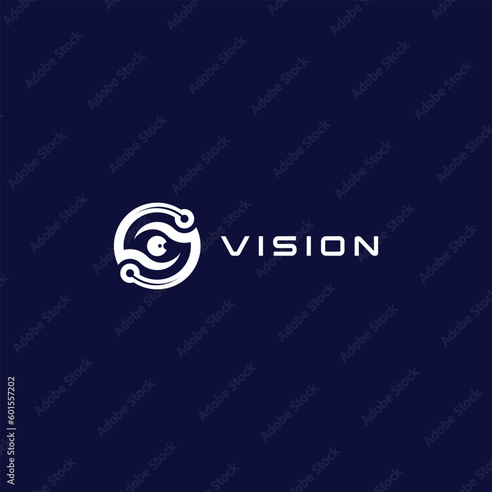 eye tech logo security symbol eye tech logo security symbol