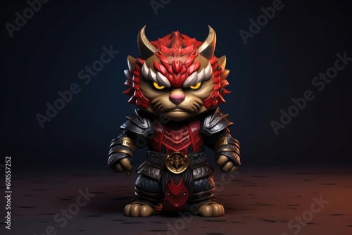 Samurai Tiger. Generative AI