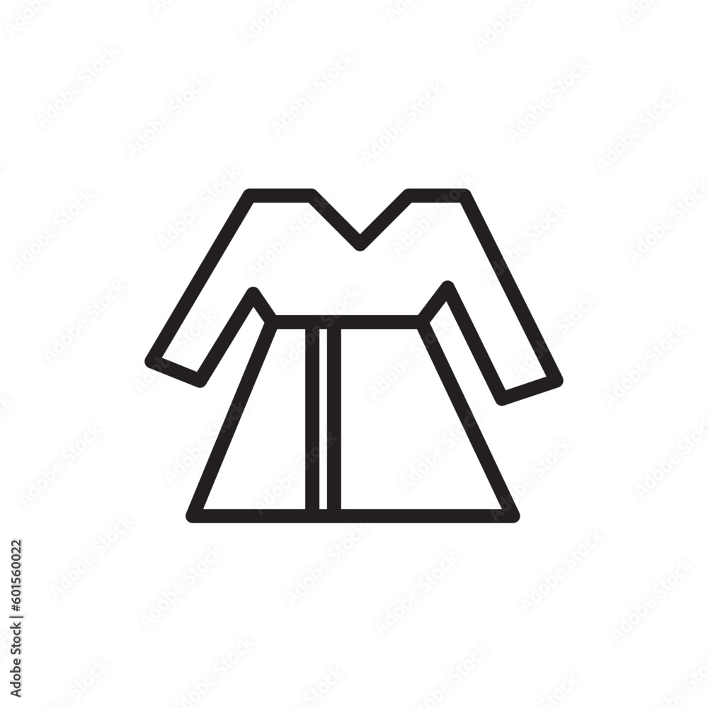 Cloth Dress Fashion Outline Icon Cloth Dress Fashion Outline Icon