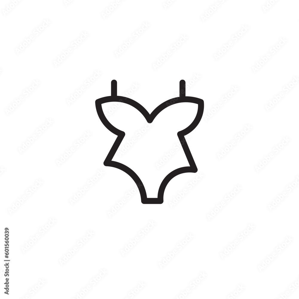 Obraz premium Cloth Dress Fashion Outline Icon