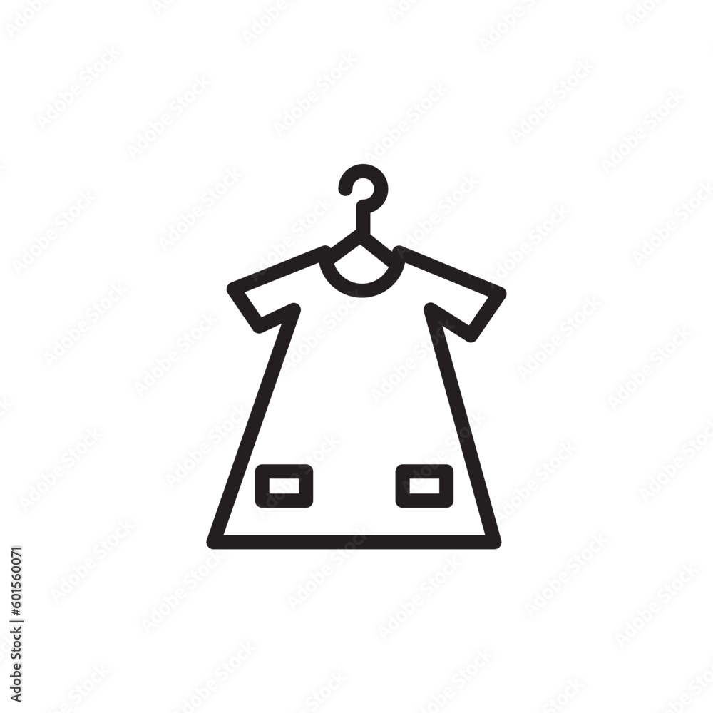 Dress Hanger Shirt Outline Icon Dress Hanger Shirt Outline Icon