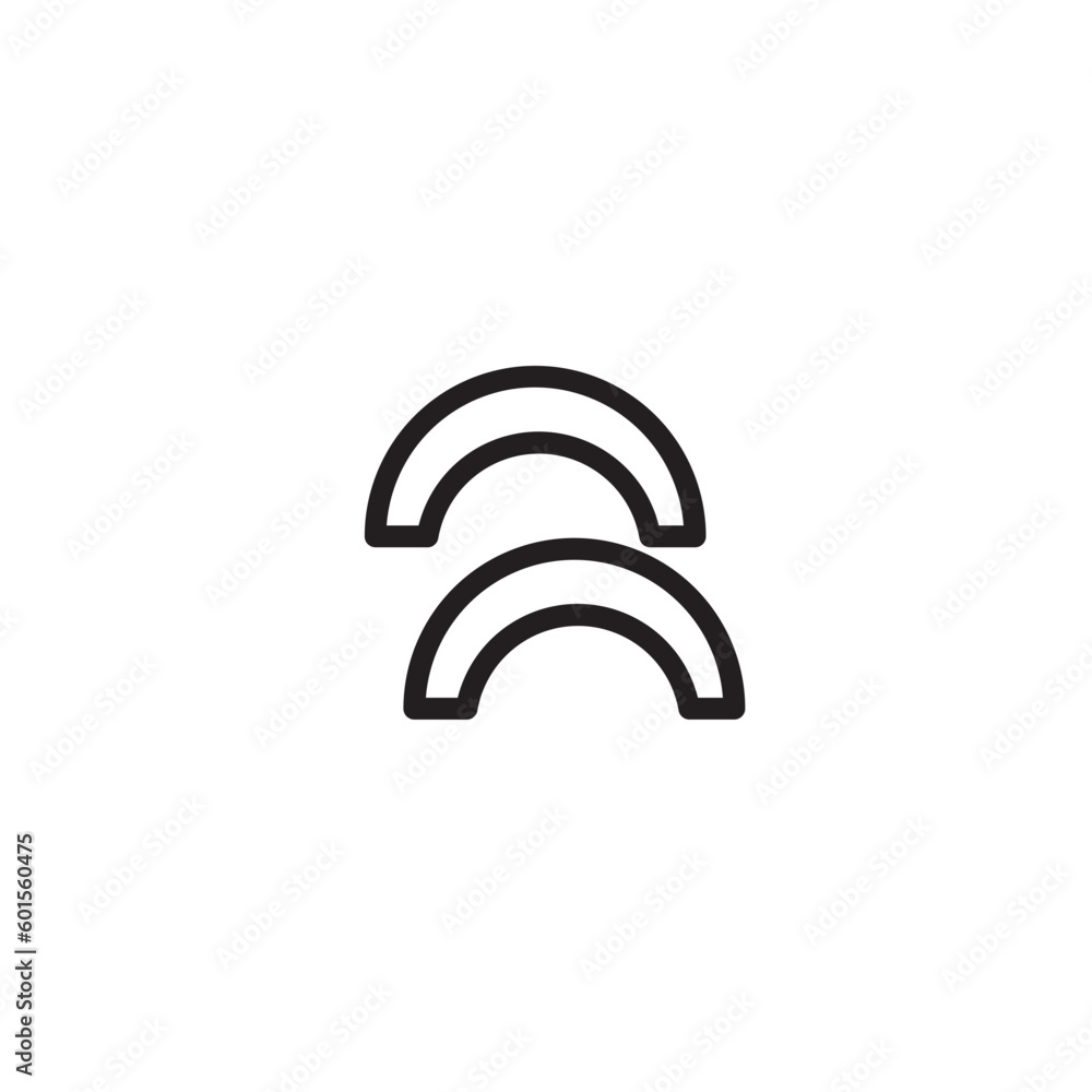 Wheel Arches Car Outline Icon Wheel Arches Car Outline Icon