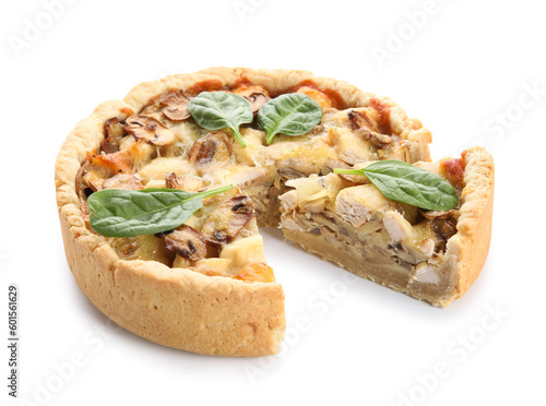 Savory chicken mushroom qui...