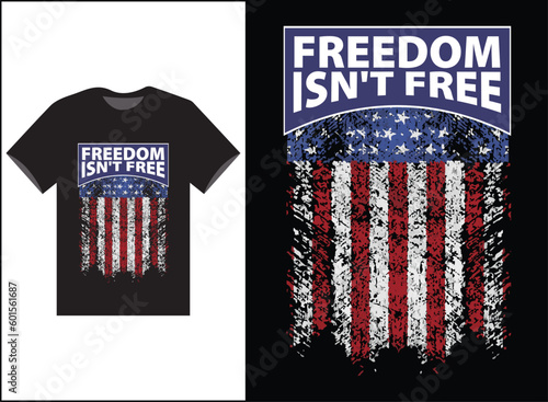Freedom Isn't Free American Flag T-shirt, American Flag Shirt, Fourth of July t-shirt, patriotic tshirt, Conservative shirt, Merica shirt.