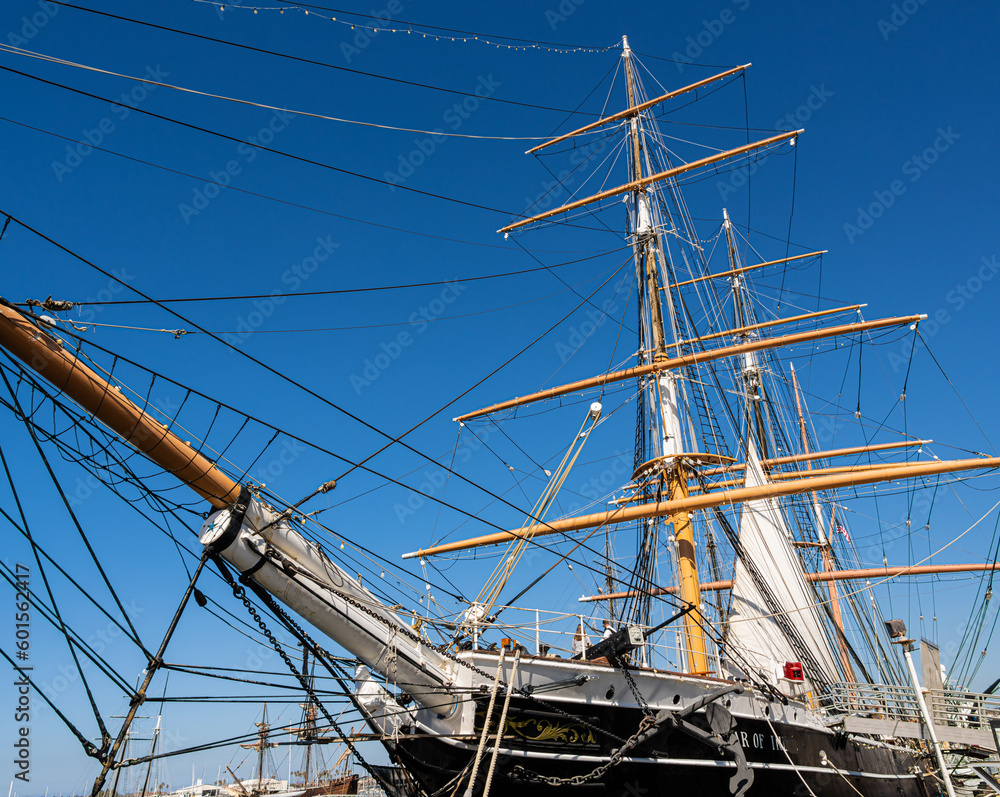 Historic Sailing Ship, Maritime Museum of San Diego, California, USA