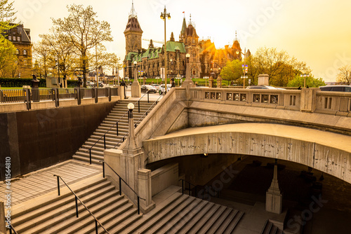 view of Parliament Hill in Ottawa