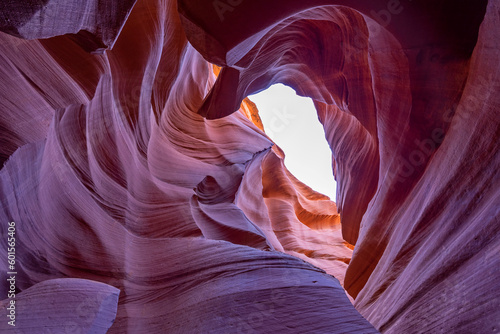 Lower Antelope Canyon a Natural attraction in the Navajo Reservation near Page, Arizona USA