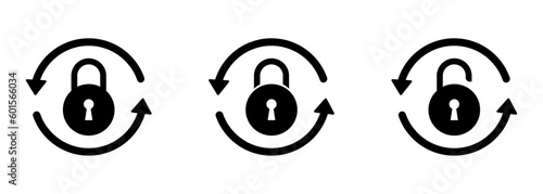 Reset password vector icons collection