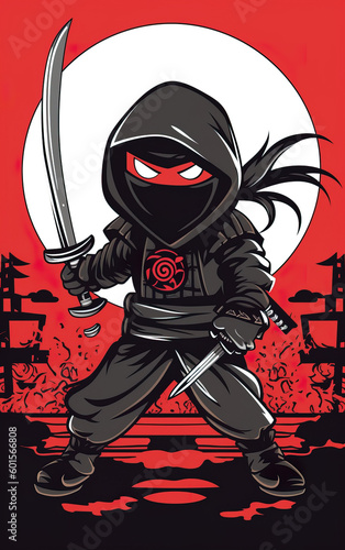 ninja with a sword
