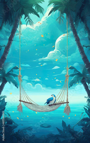 tropical paradise island