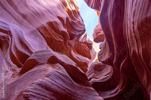 Lower Antelope Canyon a Natural attraction in the Navajo Reservation near Page, Arizona USA
