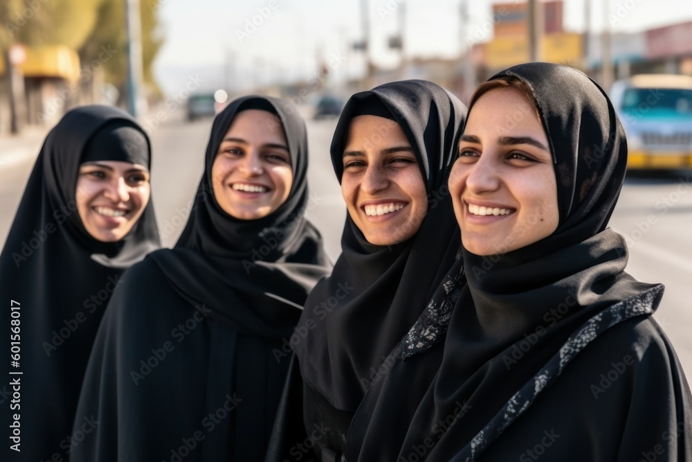 Selfie of Arab women in burqa. AI generated, human enhanced Selfie of Arab women in burqa. AI generated, human enhanced