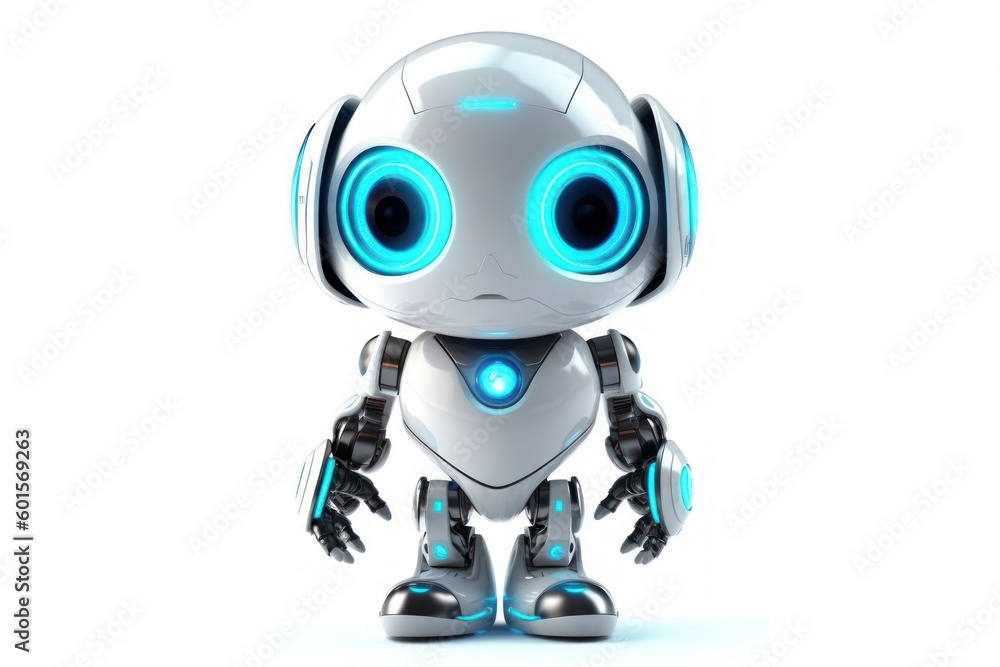 Smokey Robot Cyber Robot Toy Backdrop With Copyspace Generative AI Smokey Robot Cyber Robot Toy Backdrop With Copyspace Generative AI