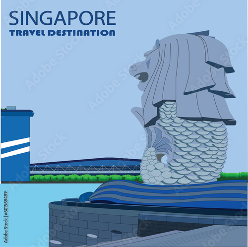 Landmark illustration vector