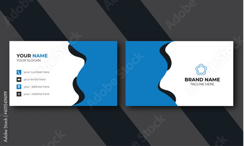 unique business card design, nice professional business card design