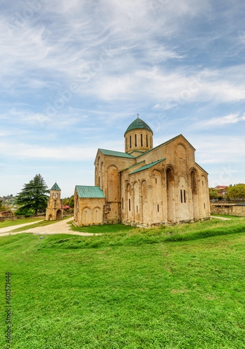 Awesome view of the Bagrati Cathedral in Kutaisi, Georgia