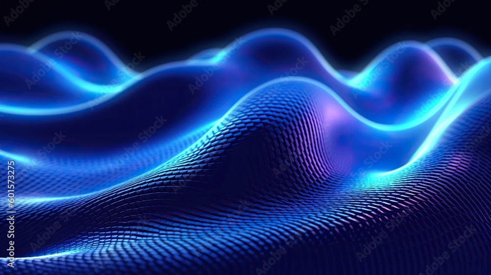 Dot blue wave light screen gradient texture background. Abstract technology big data digital background. 3d rendering Dot blue wave light screen gradient texture background. Abstract technology big data digital background. 3d rendering