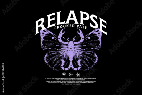 Streetwear t shirt graphic design template