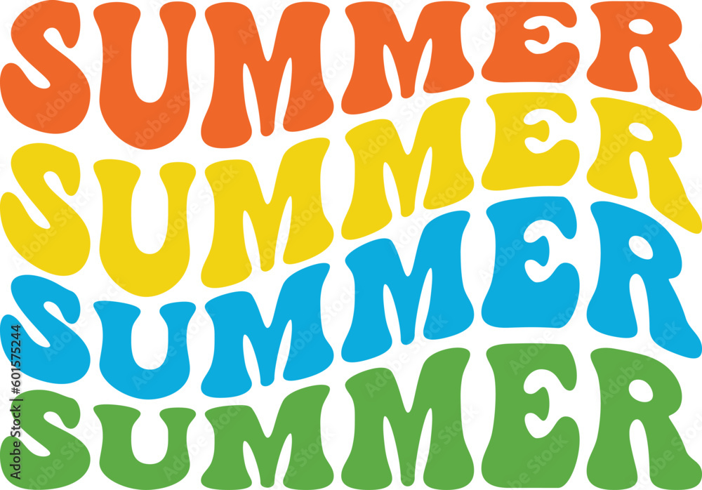 Retro summer svg design, summer svg design