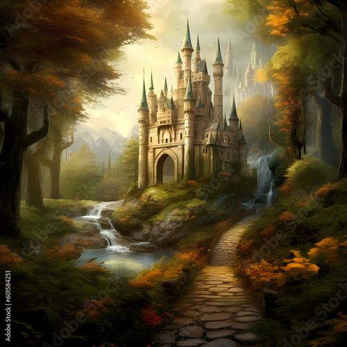 Fairytale Fall Castle 