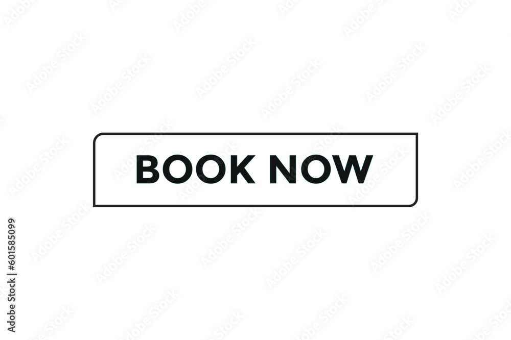 Book now button web banner templates. Vector Illustration Book now button web banner templates. Vector Illustration