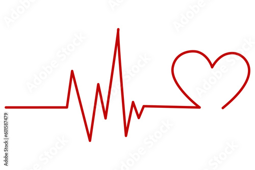 Heart Heartbeat Cardiogram Medical Transparent Background Vector Illustration Beat Healthcare Health Pulse Wave Hospital Wallpaper EKG ECG Electrocardiogram Signal Design Love Valentine’s Day Red Line