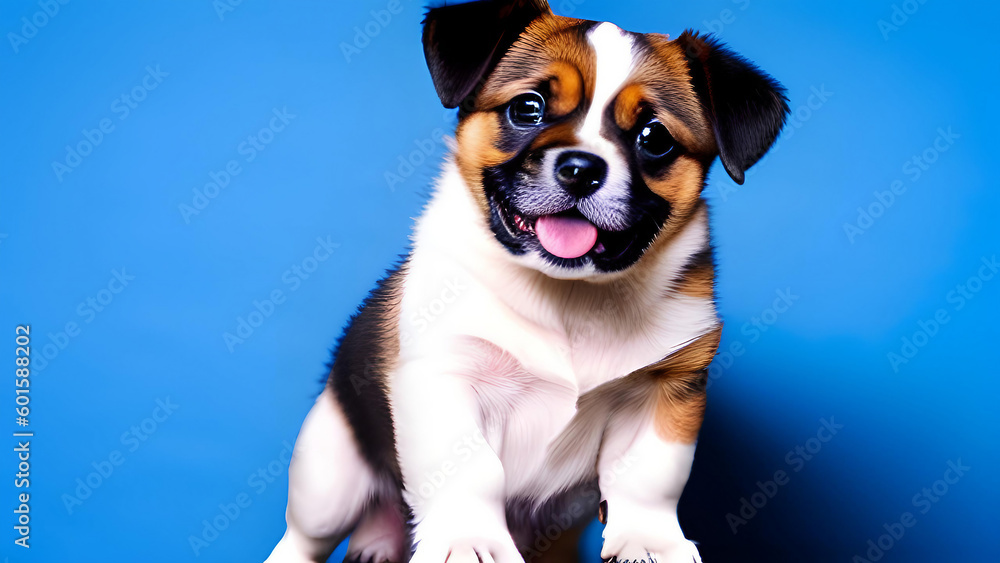 portrait of a puppy ,AI-generate image