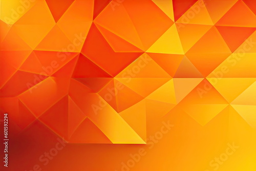 Yellow orange abstract background  Geometric shapes  Color gradient
