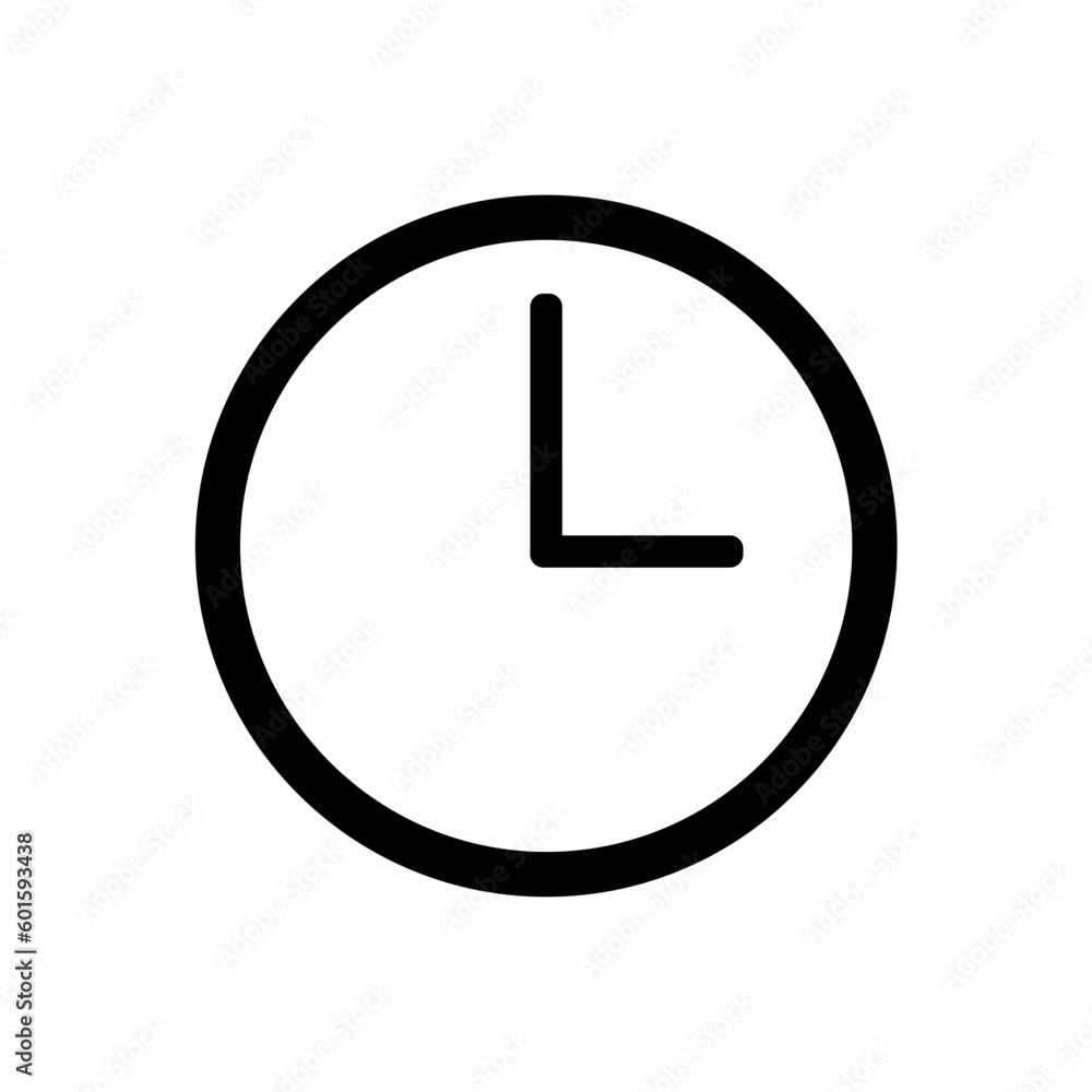 Clock flat icons. 3'O Clock. Different times. Transparent background. Vector Illustration. Clock flat icons. 3'O Clock. Different times. Transparent background. Vector Illustration.