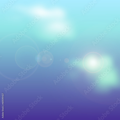 blue multicolor sky and windy cloud background