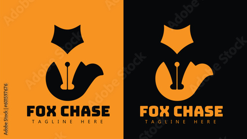 fox chase logo design 