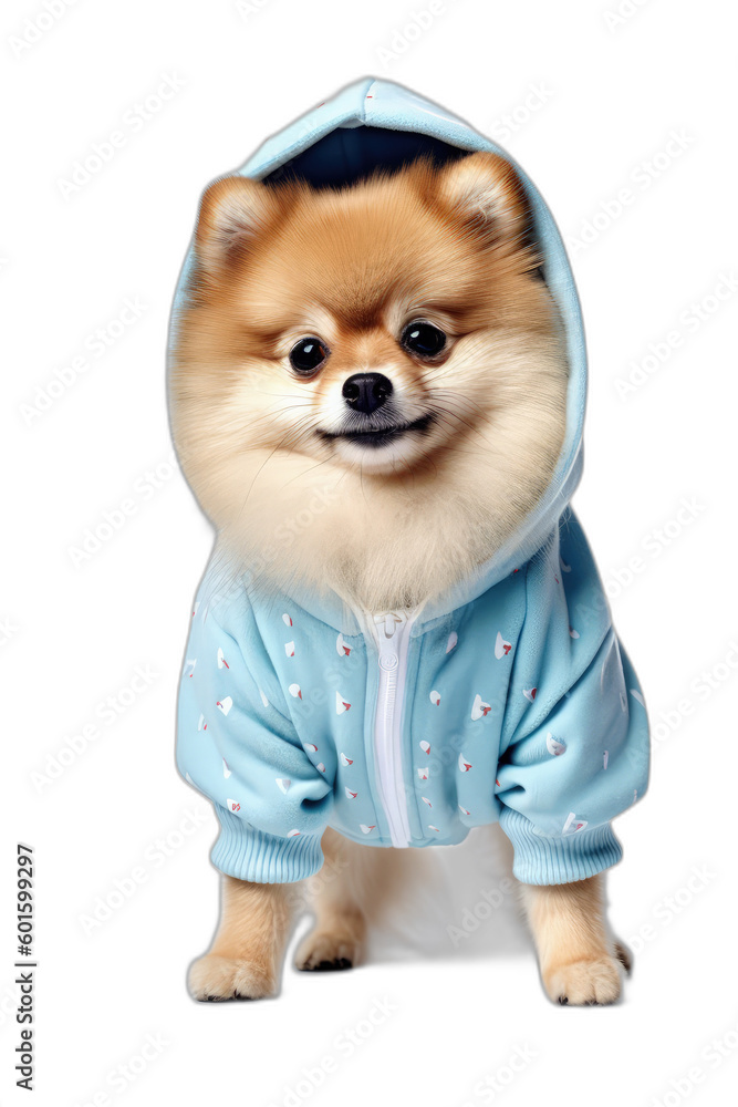 Pomeranian Knitting Hoodie