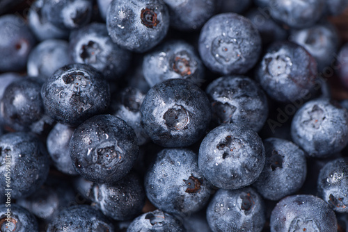 ripe sweet blueberry texture background.