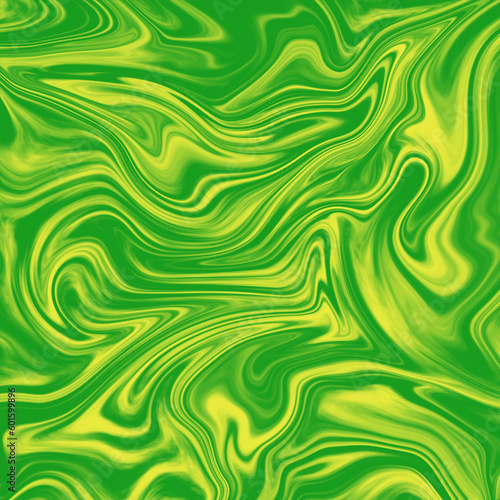 green groovy wavy lines, green abstract classic retro swir, grunge texture 