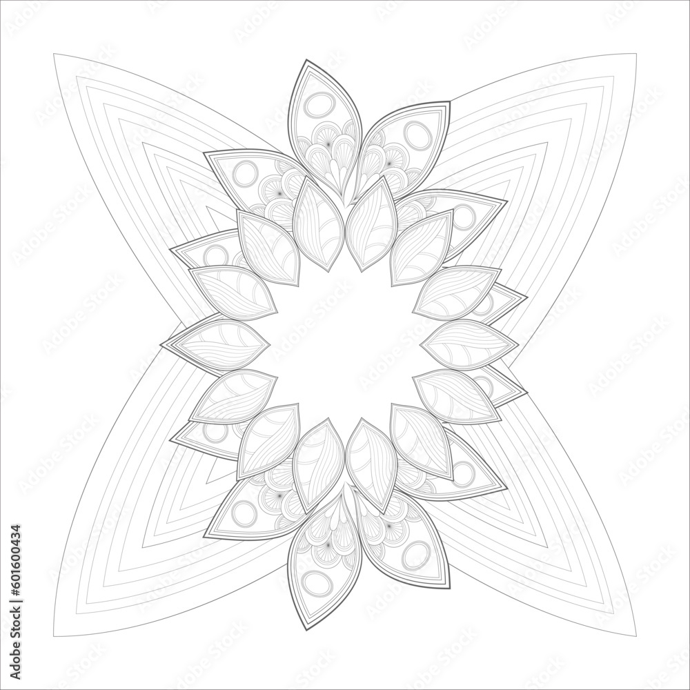 Decorative Doodle flowers in black and white for coloringbook, cover, background, wedding invitation card. Hand drawn sketch for adult anti stress coloring page isolated in white background.-vector Decorative Doodle flowers in black and white for coloringbook, cover, background, wedding invitation card. Hand drawn sketch for adult anti stress coloring page isolated in white background.-vector