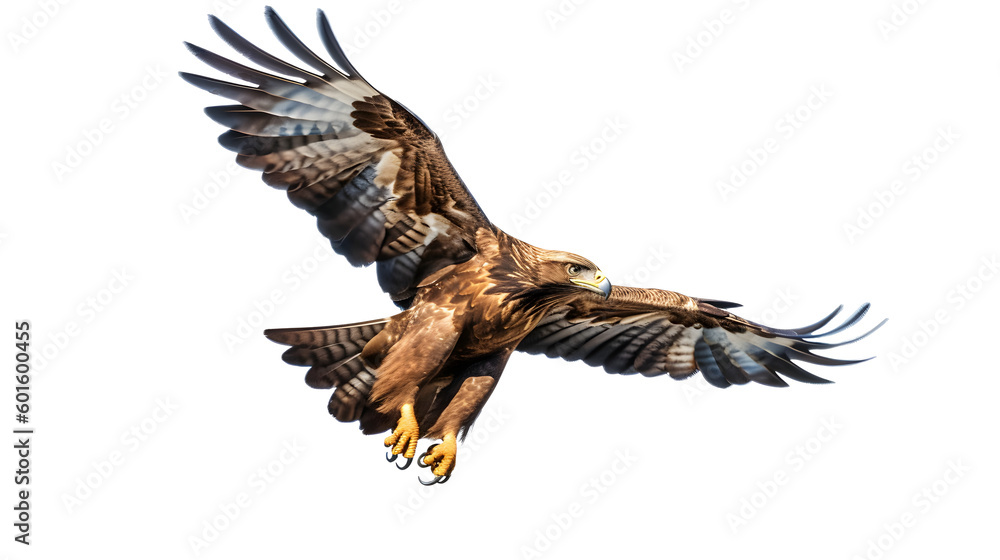 Obraz premium 美しい鷹の飛ぶ姿