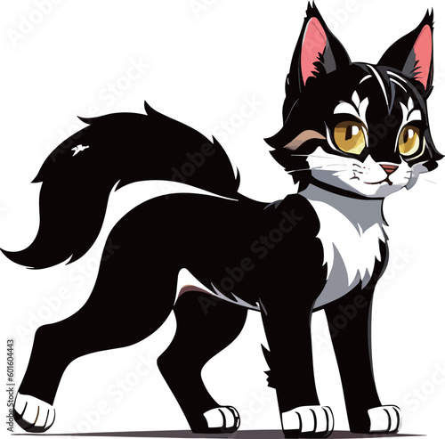 illustration of a cute Panther