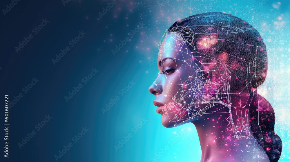AI applications in medical diagnostics, drug discovery, and personalized medicine, background with empty space for text, generative AI AI applications in medical diagnostics, drug discovery, and personalized medicine, background with empty space for text, generative AI