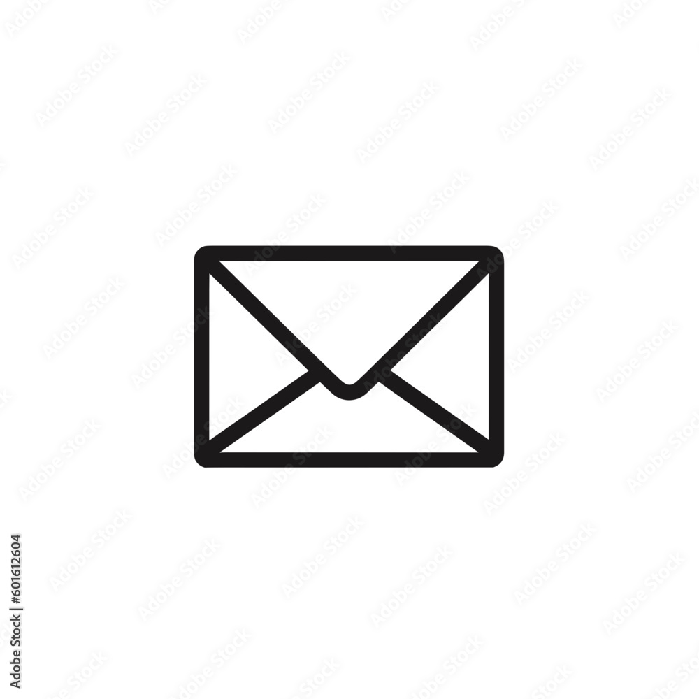 Communication Icon: Simple Vector of an Envelope Communication Icon: Simple Vector of an Envelope