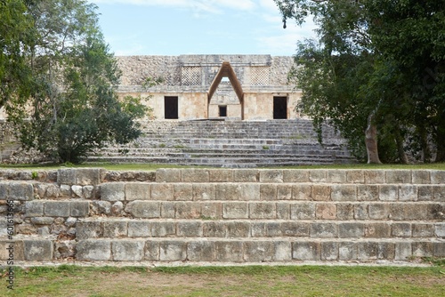 The Mayan ruins of Uxmal in Yucatan, Mexico, is one of Mesoamerica's most stunning archaeological sites photo