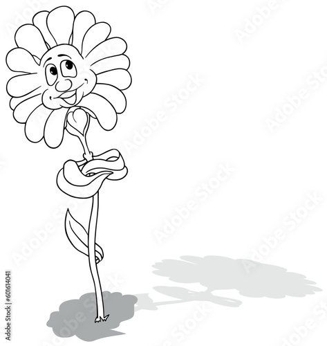Drawing of a Smiling Flower...