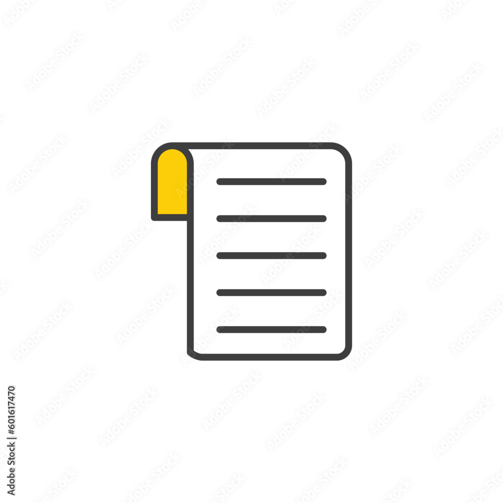 Documents icon design with white background stock illustration Documents icon design with white background stock illustration