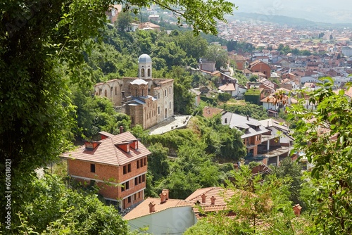 The well-preserved historic town of Prizren, Kosovo, known for its Ottoman mosques and ancient churches photo