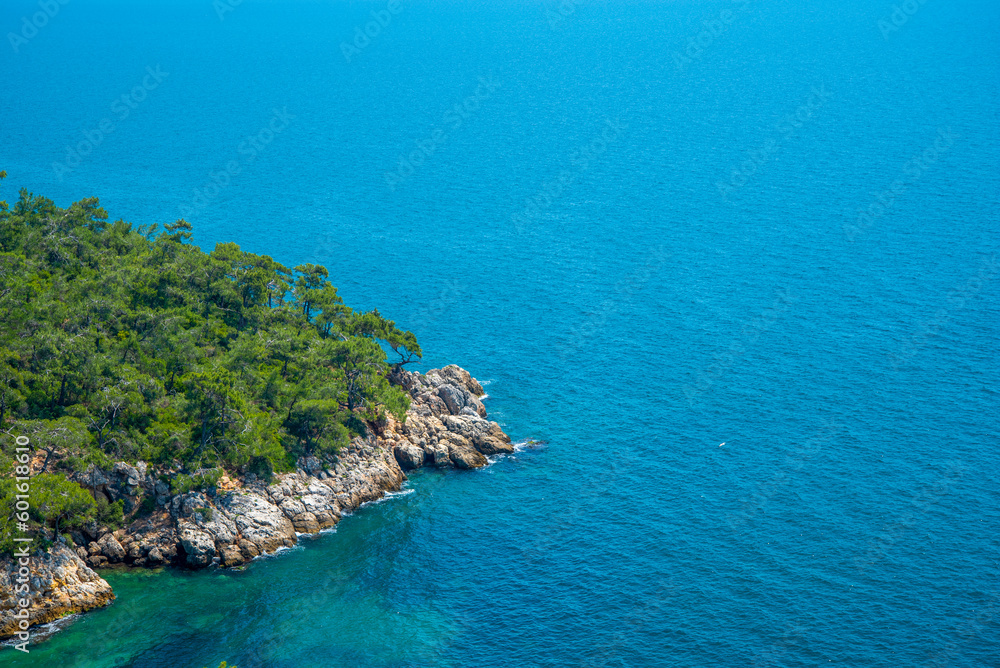 The mountains and the sea in Turkey on a summer and sunny day. The mountains and the sea in Turkey on a summer and sunny day.