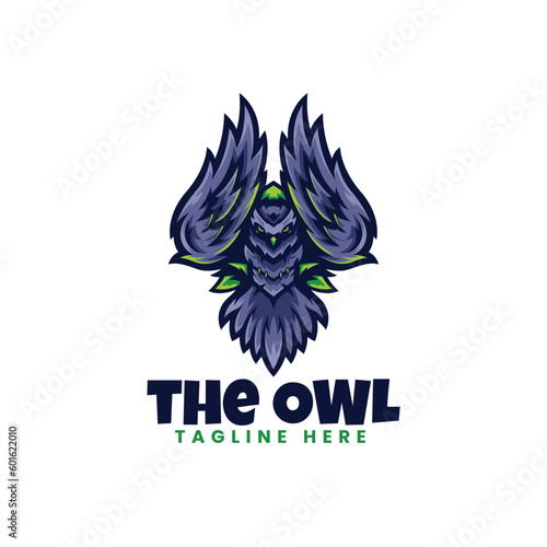 The Owl - Mascot & Esport logo template, All elements in this template are editable