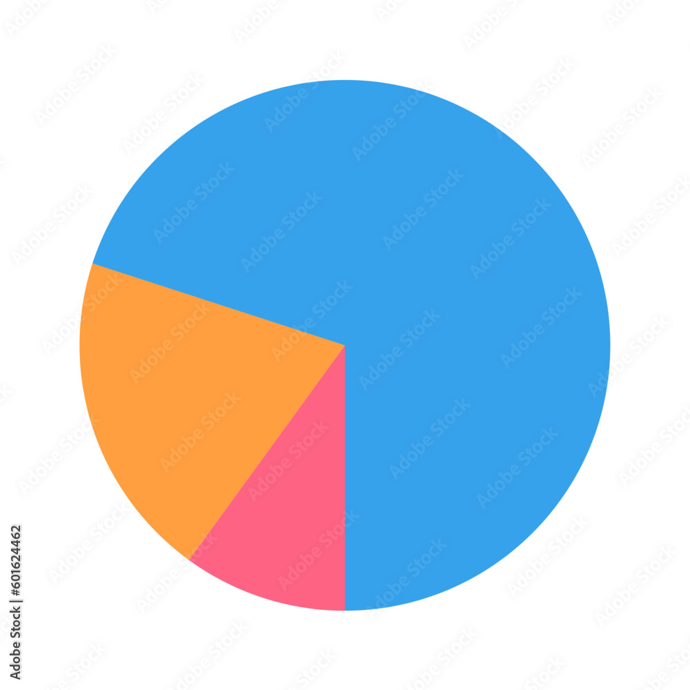 Infographic 3 steps pie chart element Infographic 3 steps pie chart element