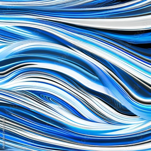 19 Electric Blue Abstract Waves: A bold and dynamic background featuring electric blue abstract waves that create a futuristic and technological feel4, Generative AI
