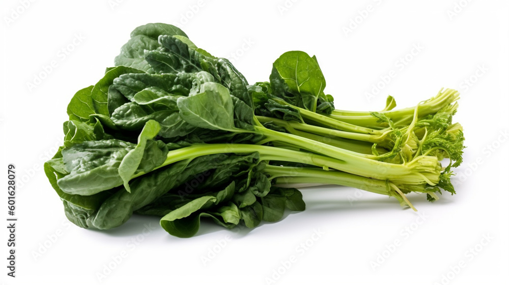 isolated white background photo of rapini. generative ai isolated white background photo of rapini. generative ai